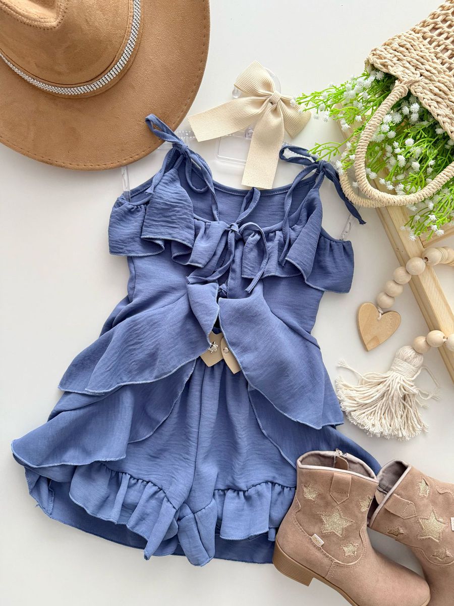 Conjunto Luísa Azul - Dondokinha Kids