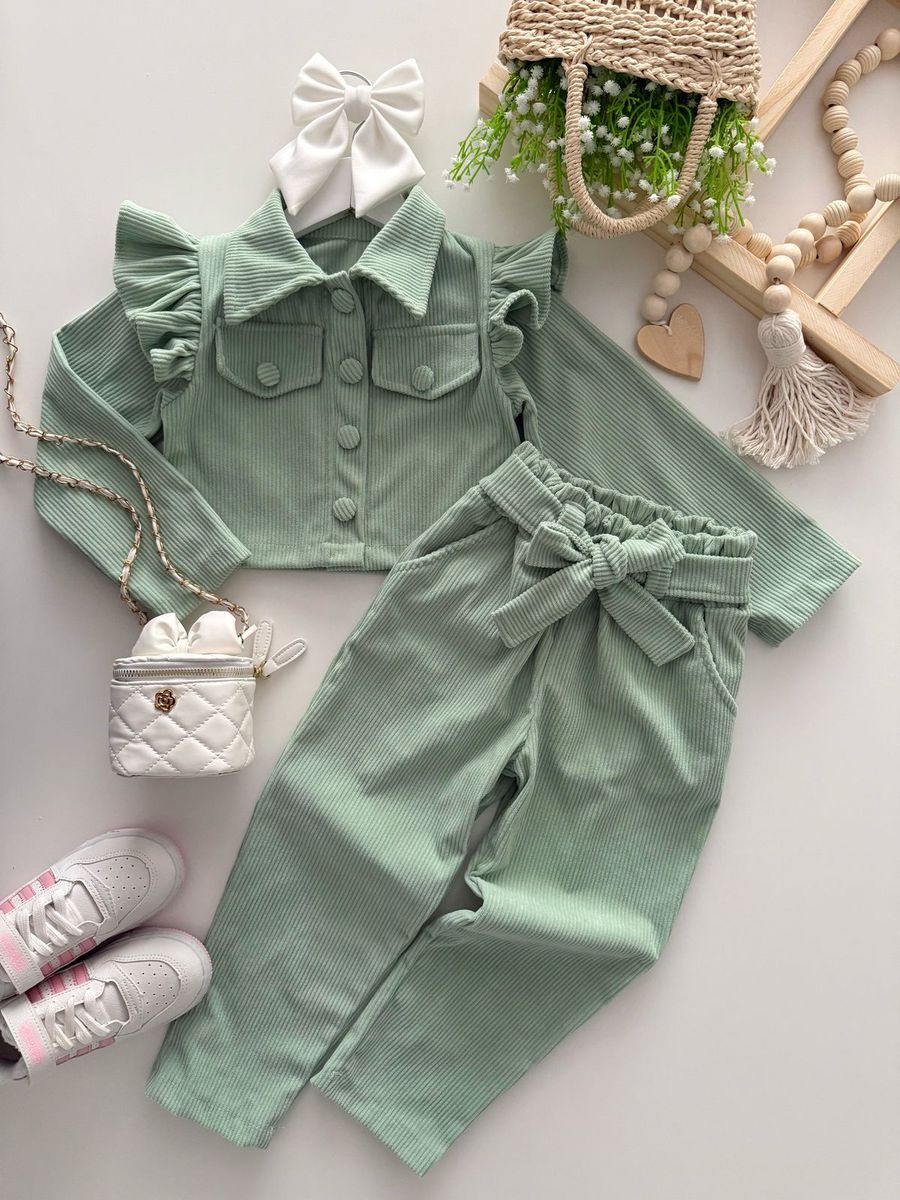 Conjunto Camila Verde - Dondokinha Kids