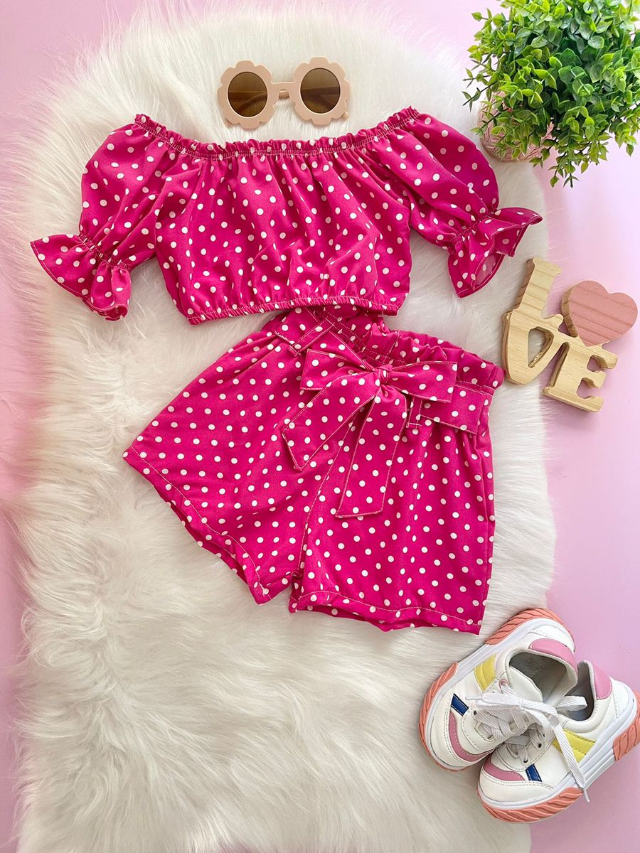 Conjunto Celine Pink - Dondokinha Kids