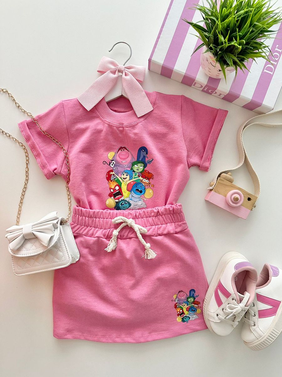 Conjunto Divertidamente Rosa - Dondokinha Kids