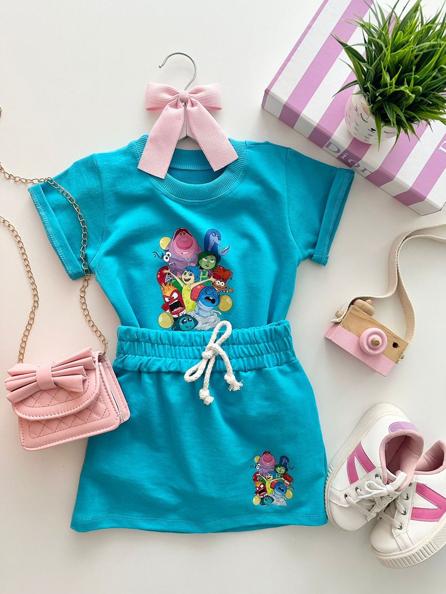 Conjunto Divertidamente Azul - Dondokinha Kids