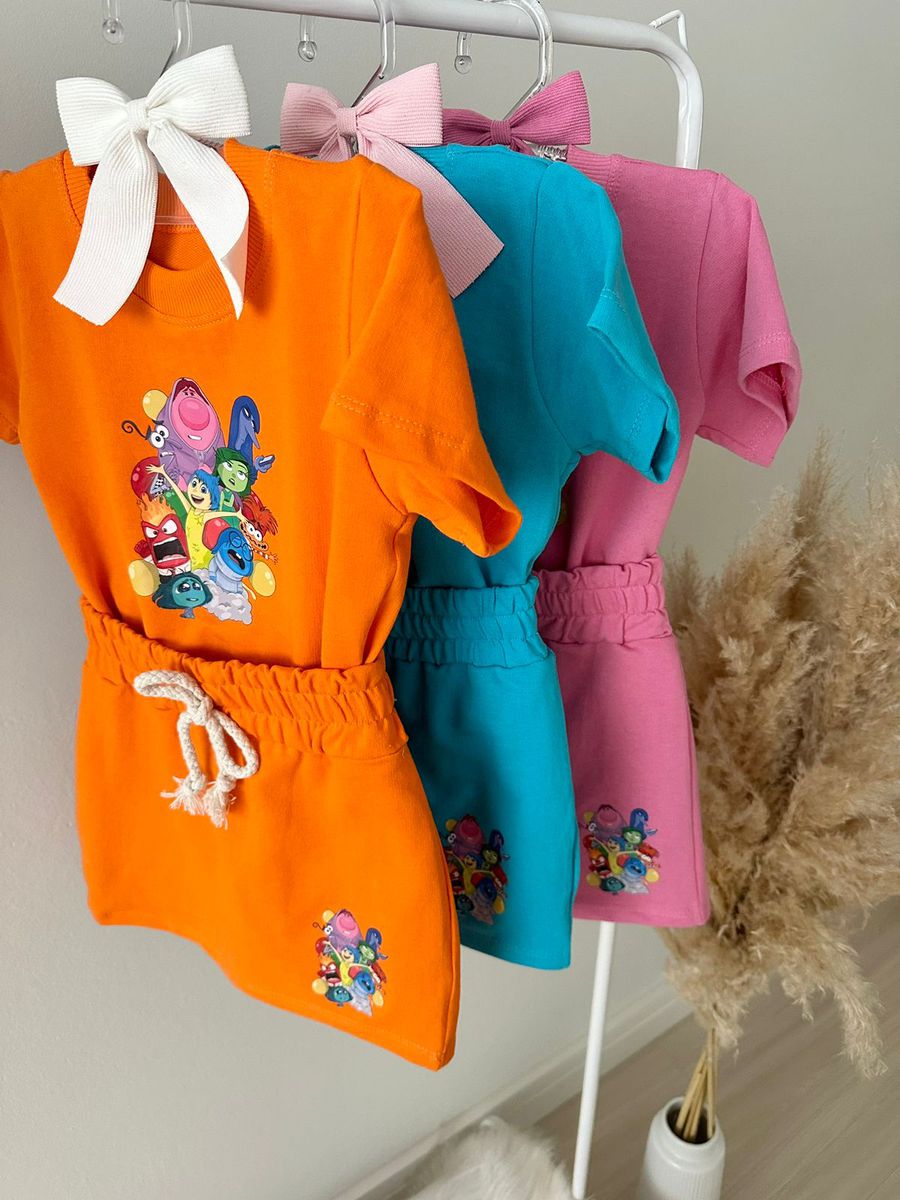 Conjunto Divertidamente Laranja 