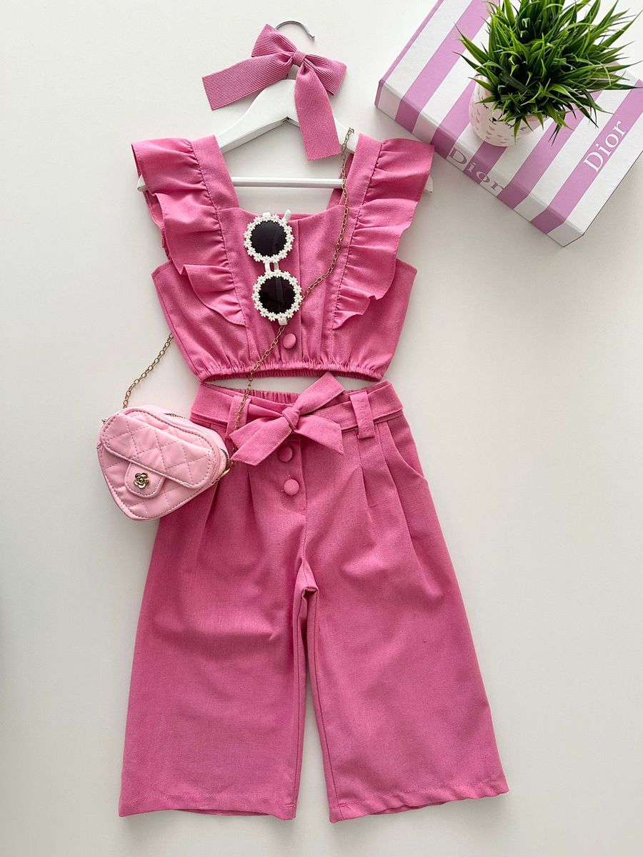 Conjunto Dora Rosa - Dondokinha Kids