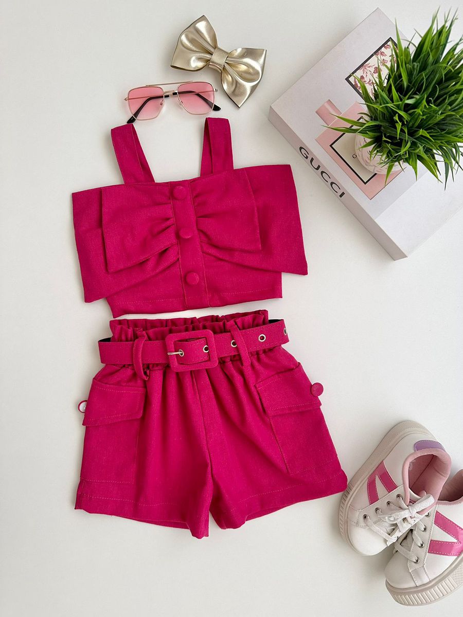 Conjunto Iris Pink - Dondokinha Kids