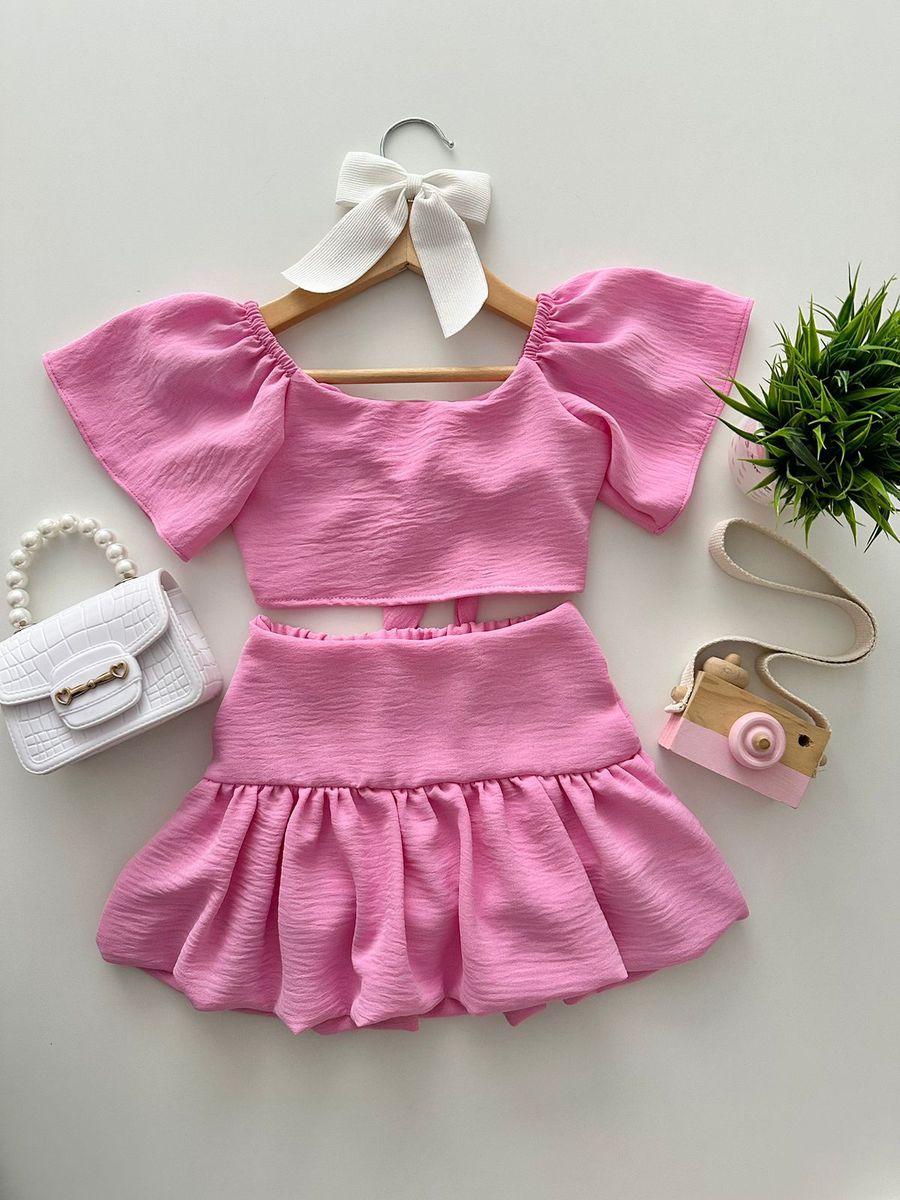 Conjunto Isa Rosa - Dondokinha Kids