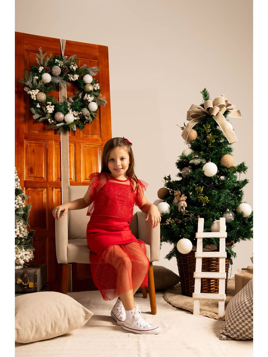 Trijunto Maria Cecilia Vermelho 