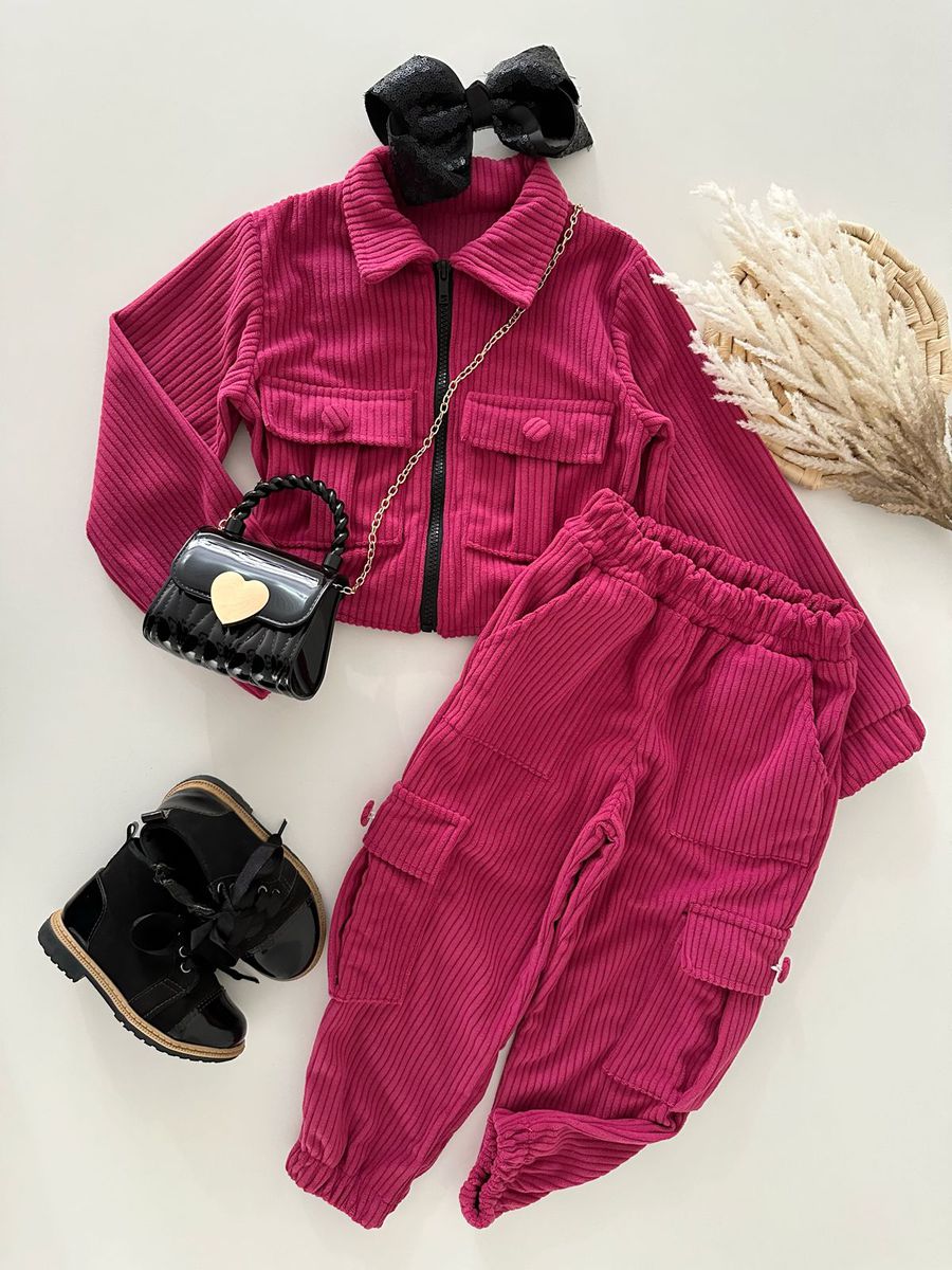 Conjunto Mariana Pink - Dondokinha Kids