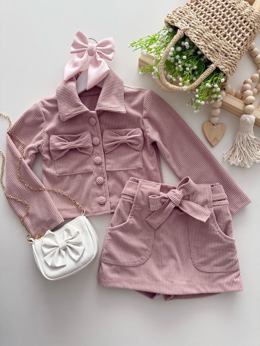 Conjunto Poliana Rose - Dondokinha Kids