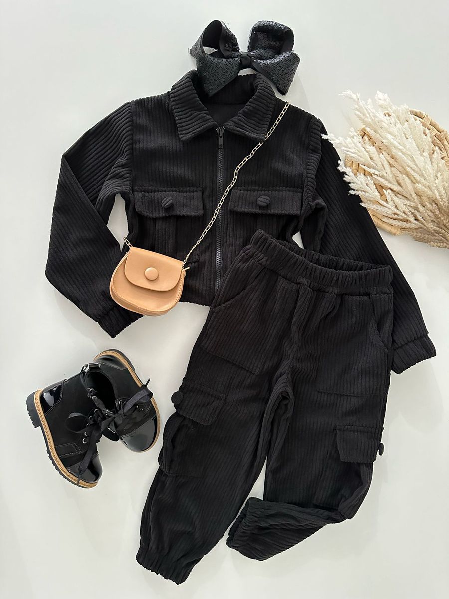 Conjunto Mariana Preto - Dondokinha Kids