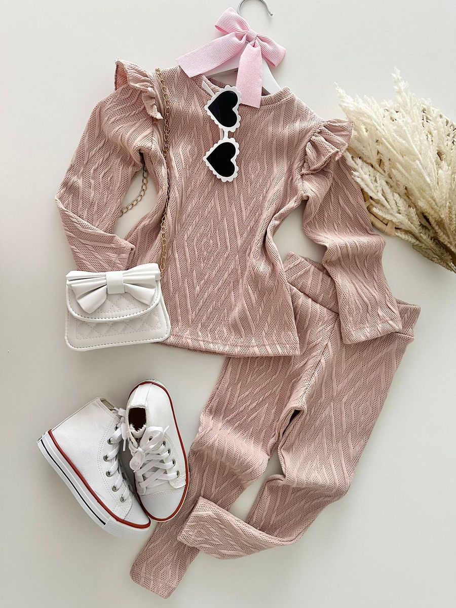 Conjunto Roberta Rose - Dondokinha Kids