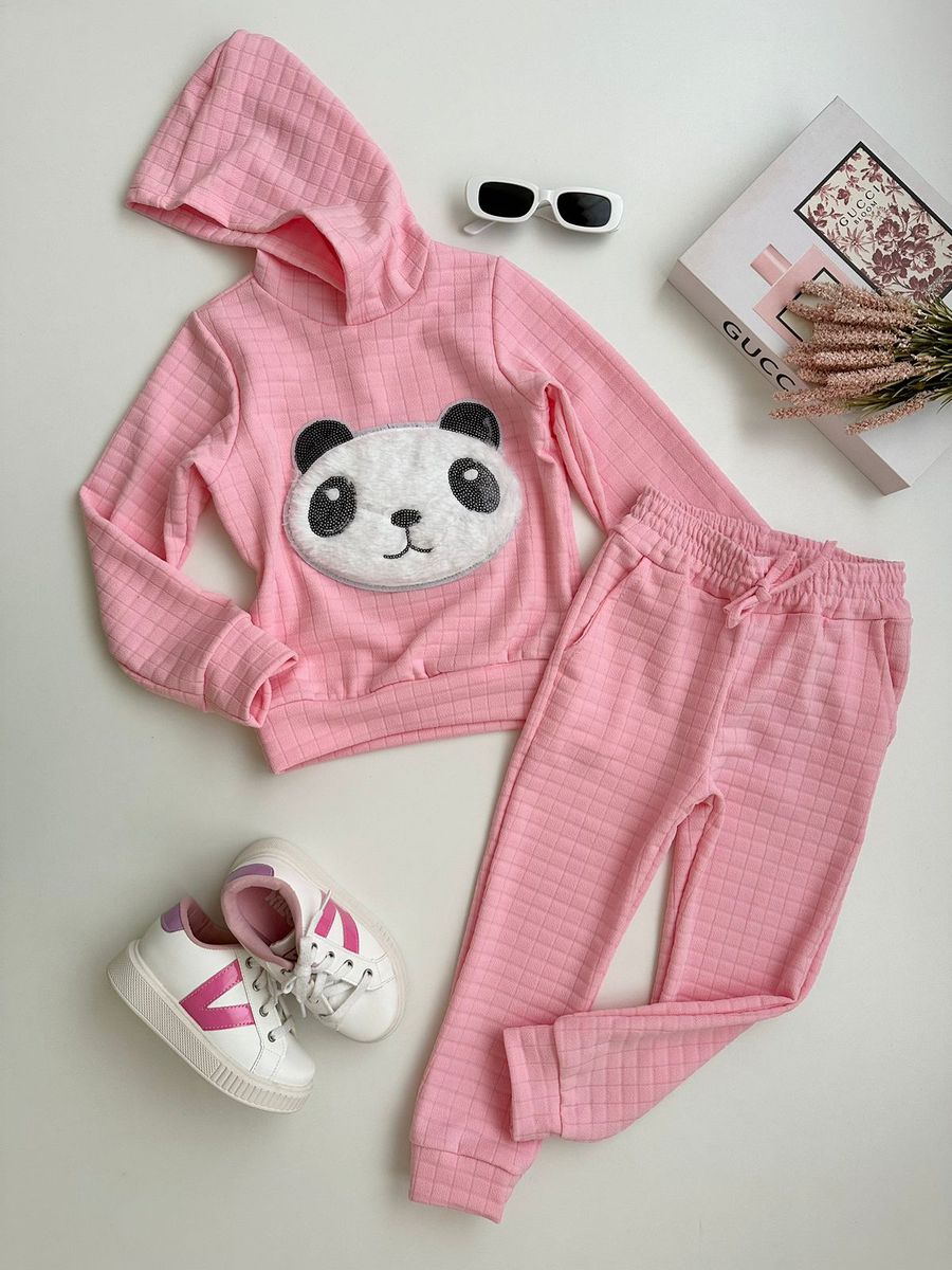 Conjunto Panda Rosa - Dondokinha Kids