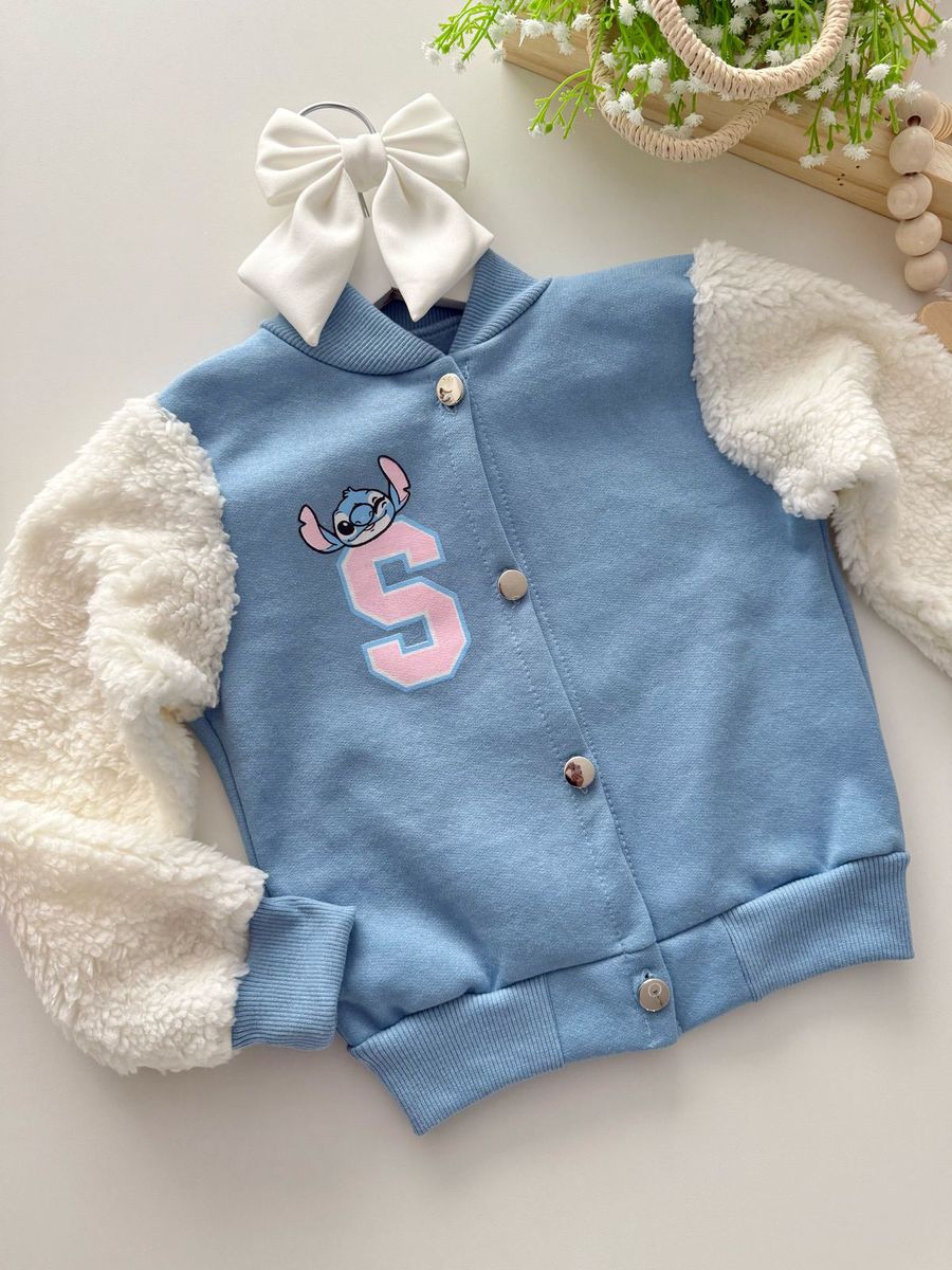 Jaqueta Stitch Azul 