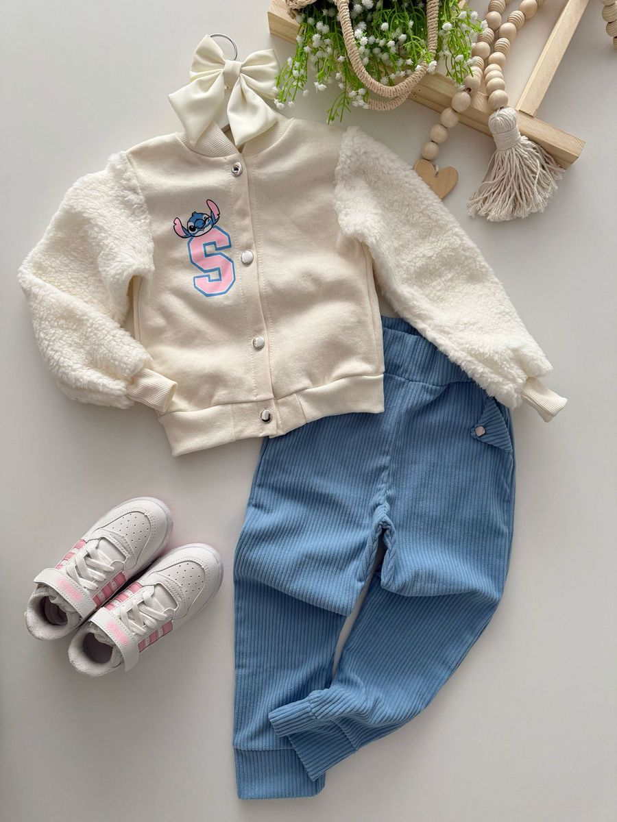 Jaqueta Stitch Off White 