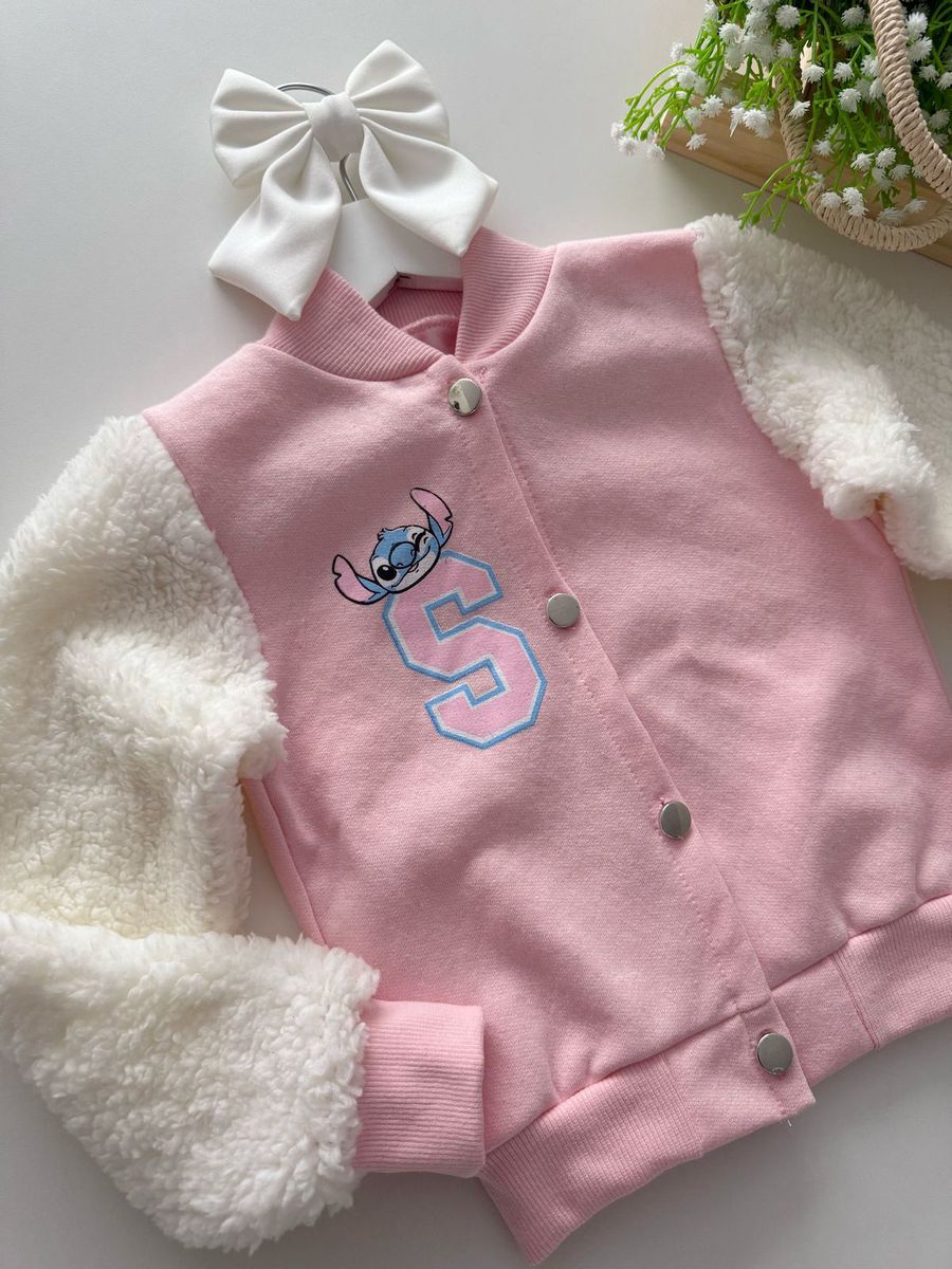Jaqueta Stitch Rosa 