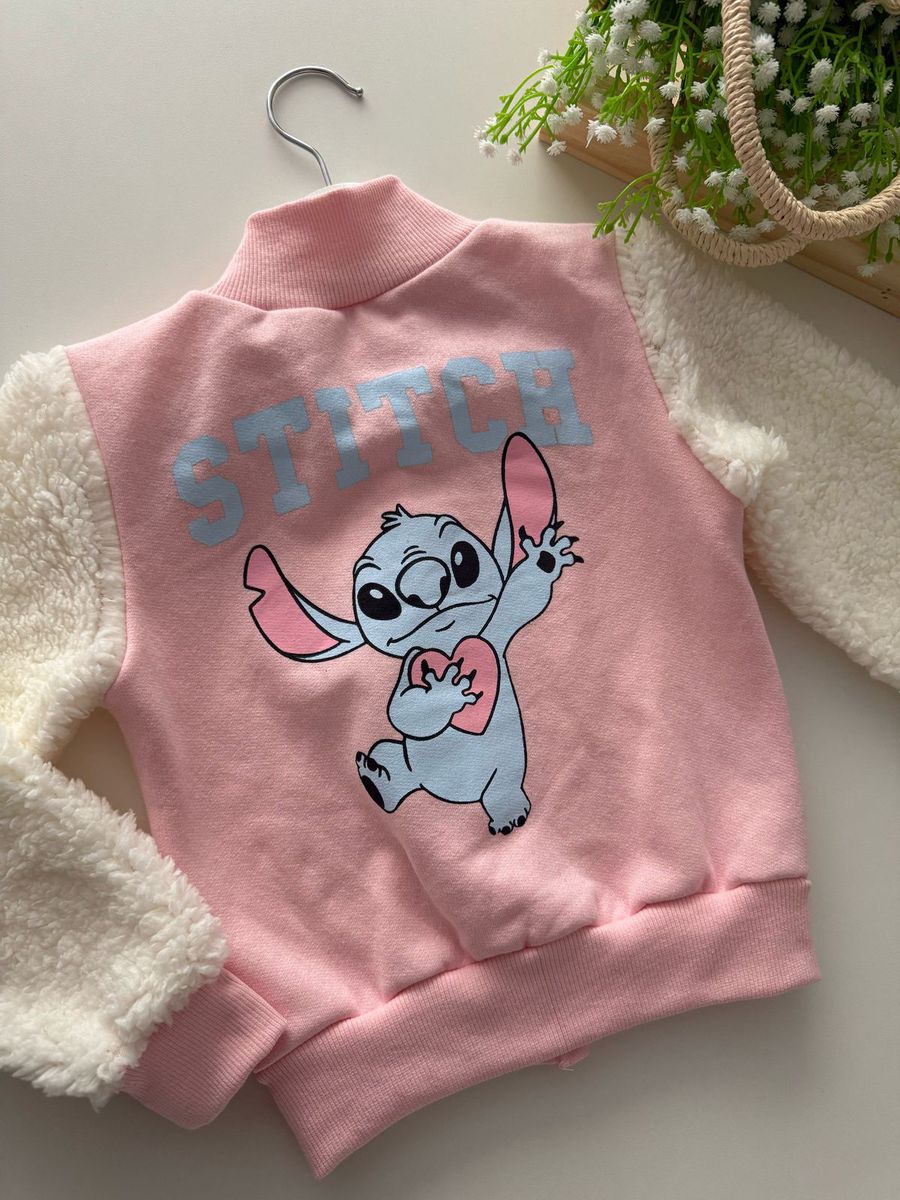 Jaqueta Stitch Rosa 