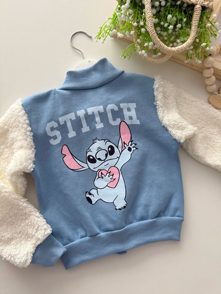 Jaqueta Stitch Azul 