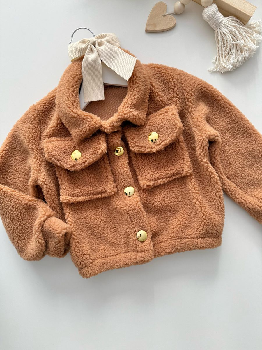 Jaqueta Teddy Caramelo 