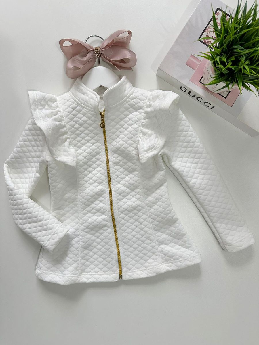 Max Jaqueta Off White - Dondokinha Kids