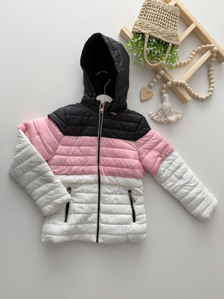 Puffer Listra Preta - Dondokinha Kids