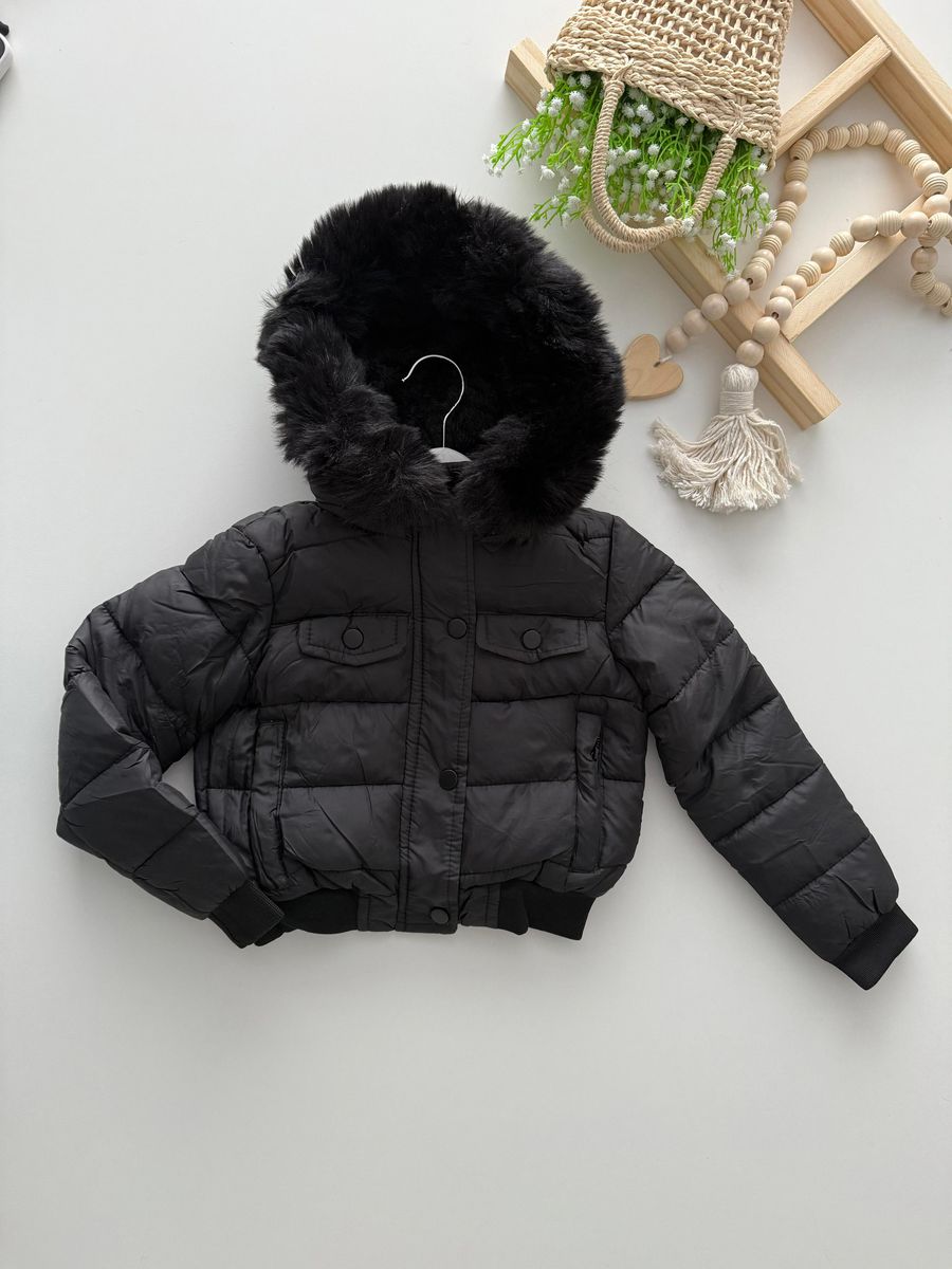 Jaqueta Puffer Punho - Dondokinha Kids