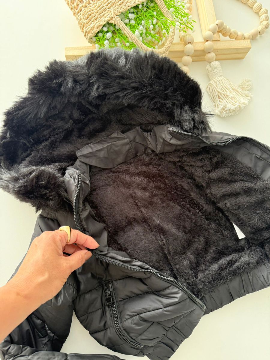 Jaqueta Puffer Elástico