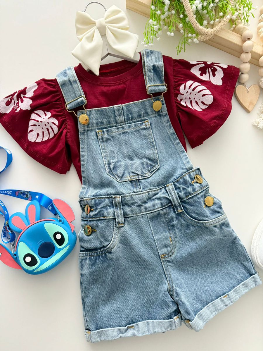 Jardineira Lilo Jeans 