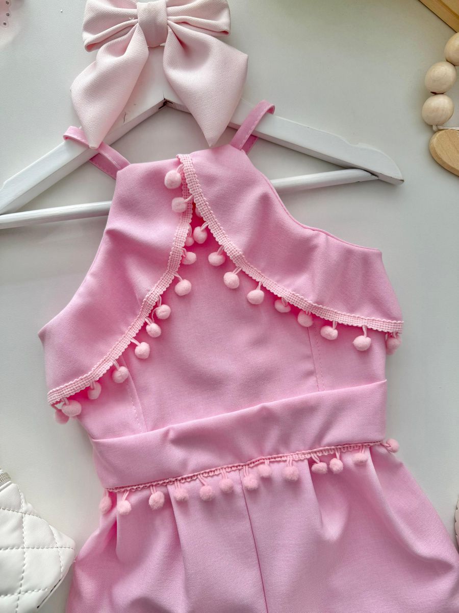 Macaquinho Sofia Rosa