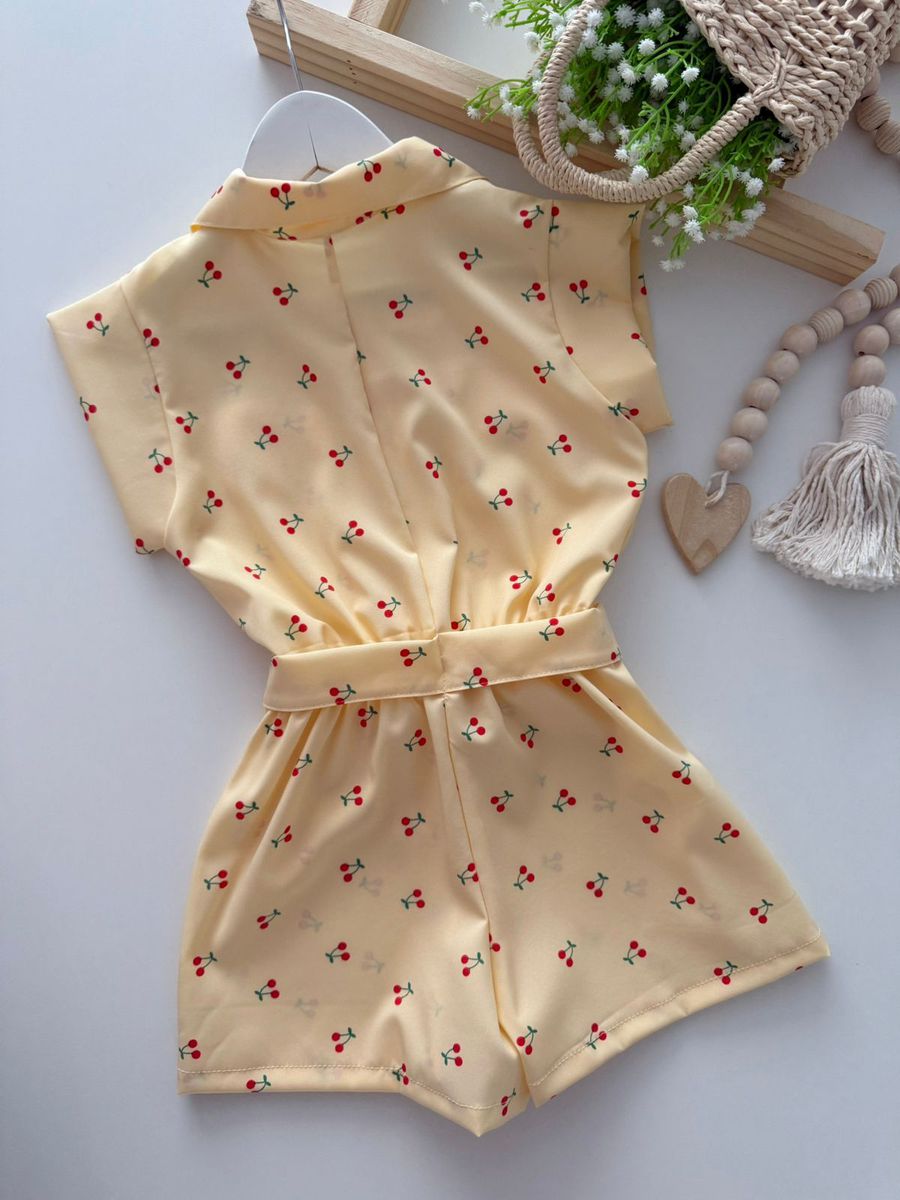 Macaquinho Cereja Amarelo