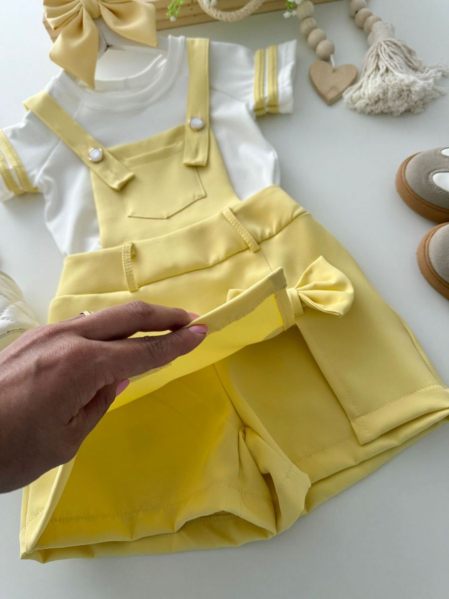 Jardineira Marina Amarelo