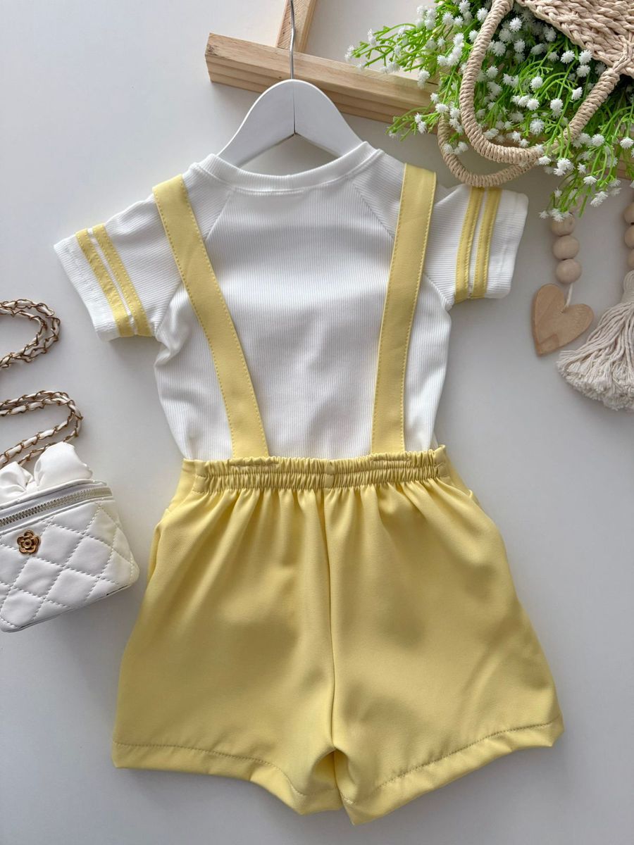 Jardineira Marina Amarelo