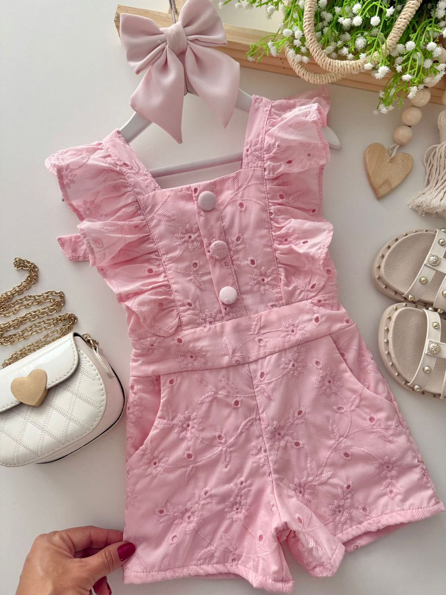 Macaquinho Anastasia Rosa