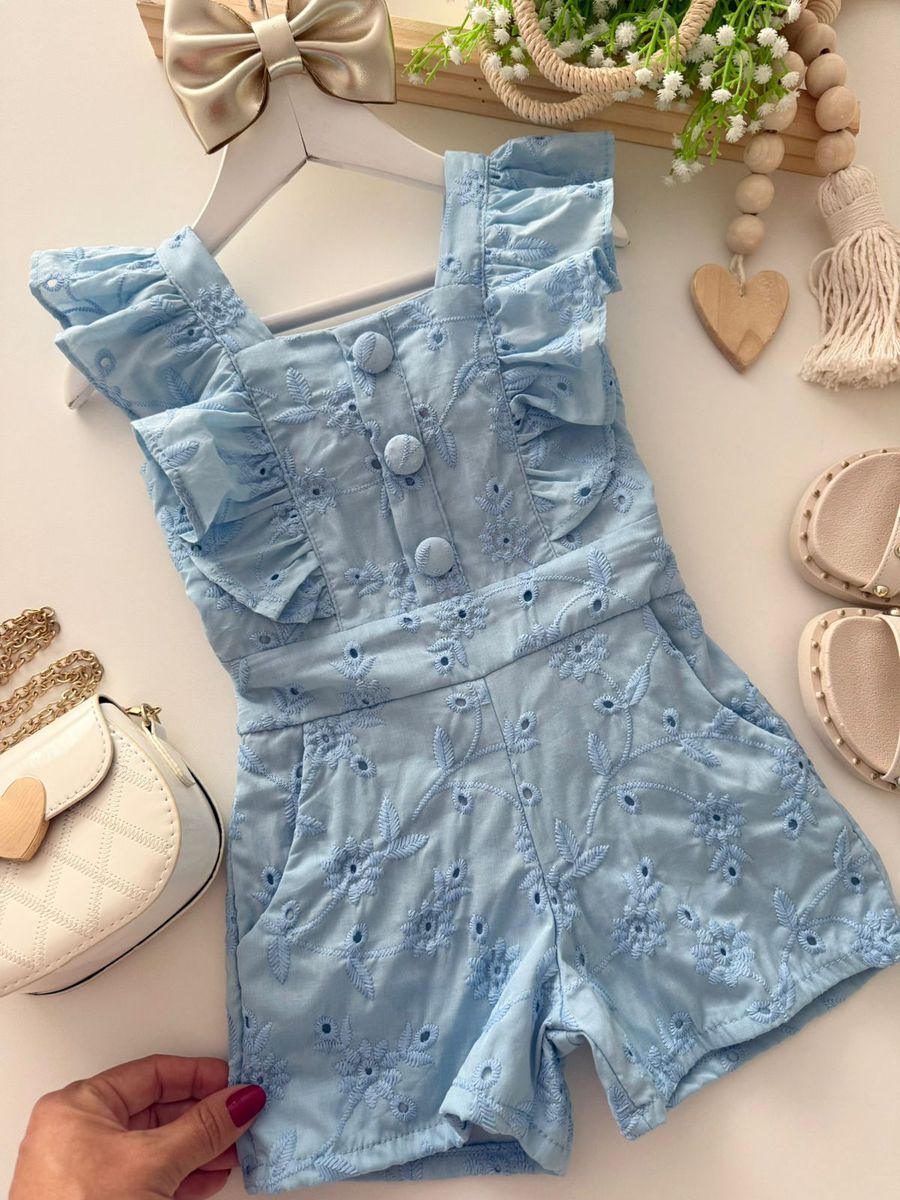 Macaquinho Anastasia Azul