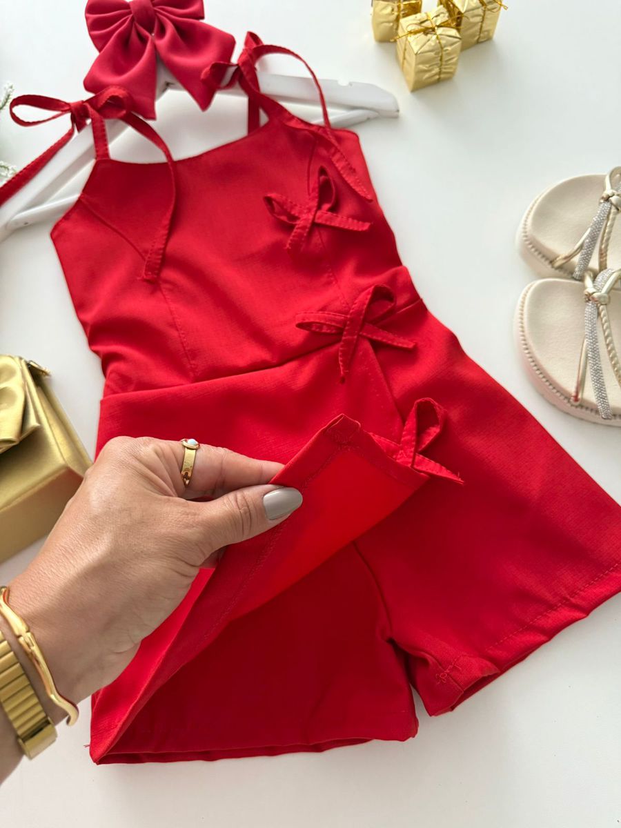 Macaquinho Stefane Vermelho