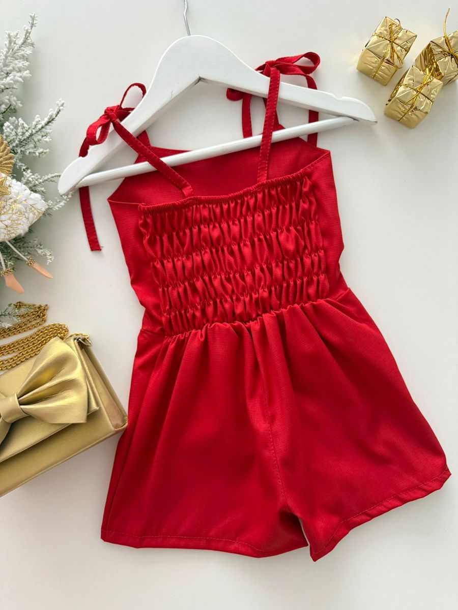 Macaquinho Stefane Vermelho