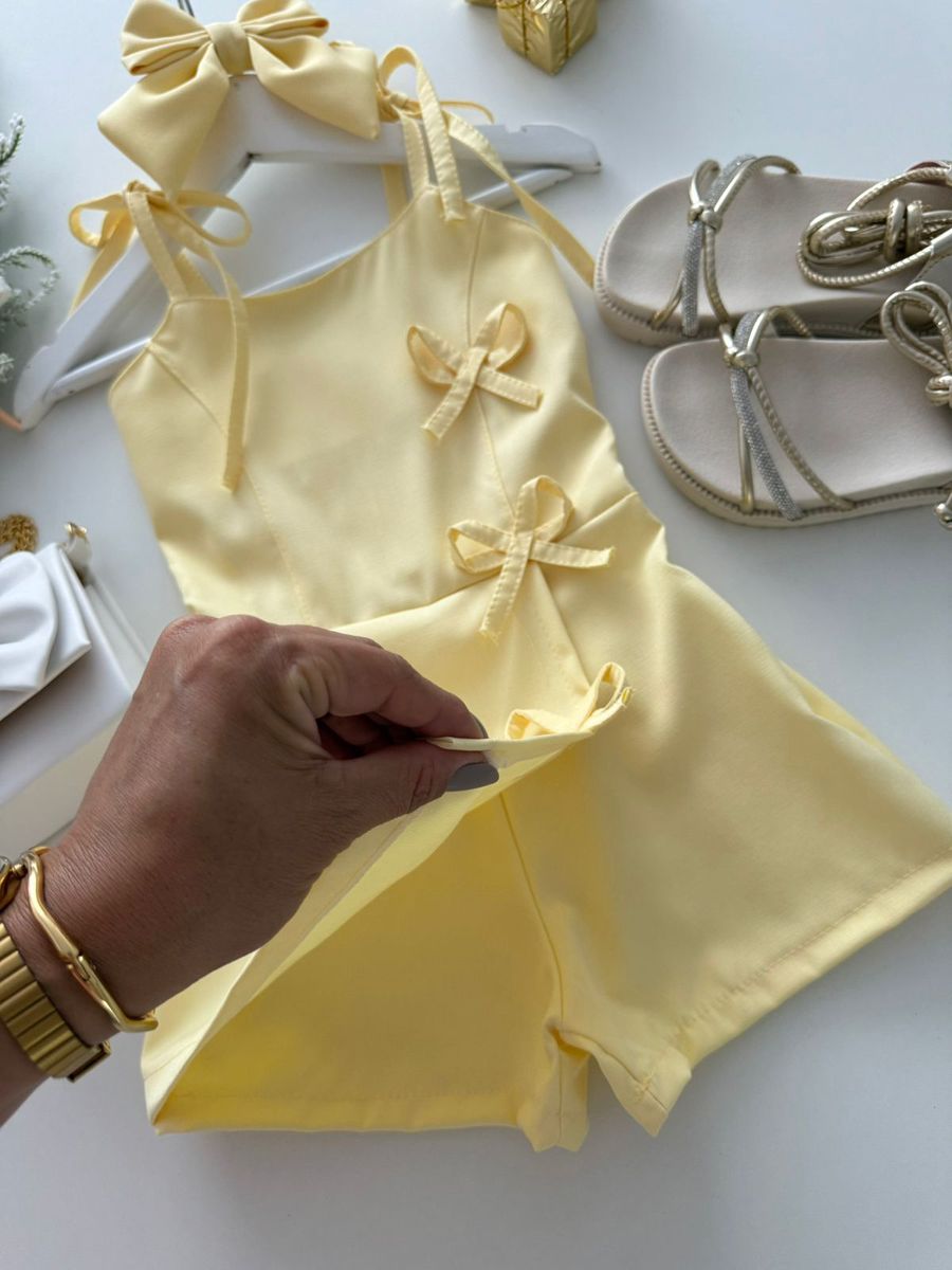 Macaquinho Stefane Amarelo