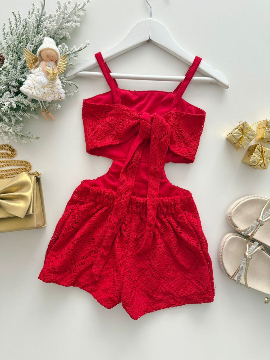 Macaquinho Gabriela Vermelho