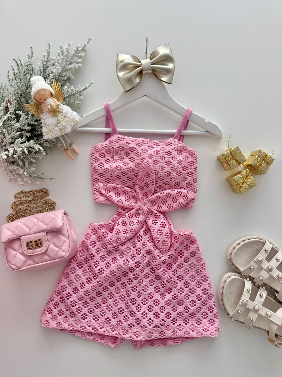 Macaquinho Gabriela Rosa - Dondokinha Kids