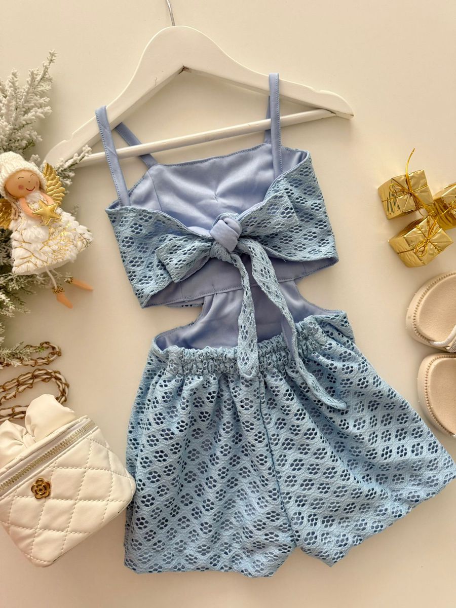 Macaquinho Gabriela Azul