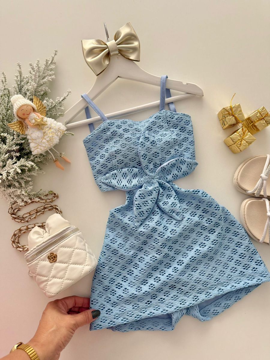 Macaquinho Gabriela Azul