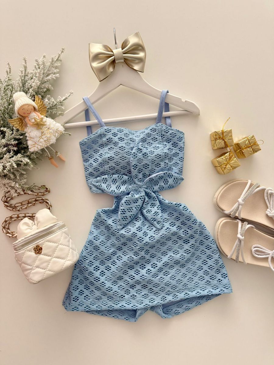 Macaquinho Gabriela Azul - Dondokinha Kids