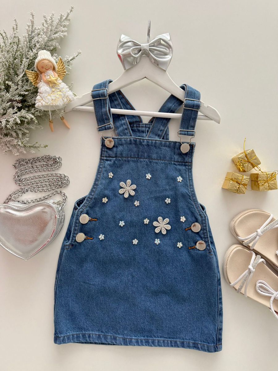 Salopete Flores Jeans