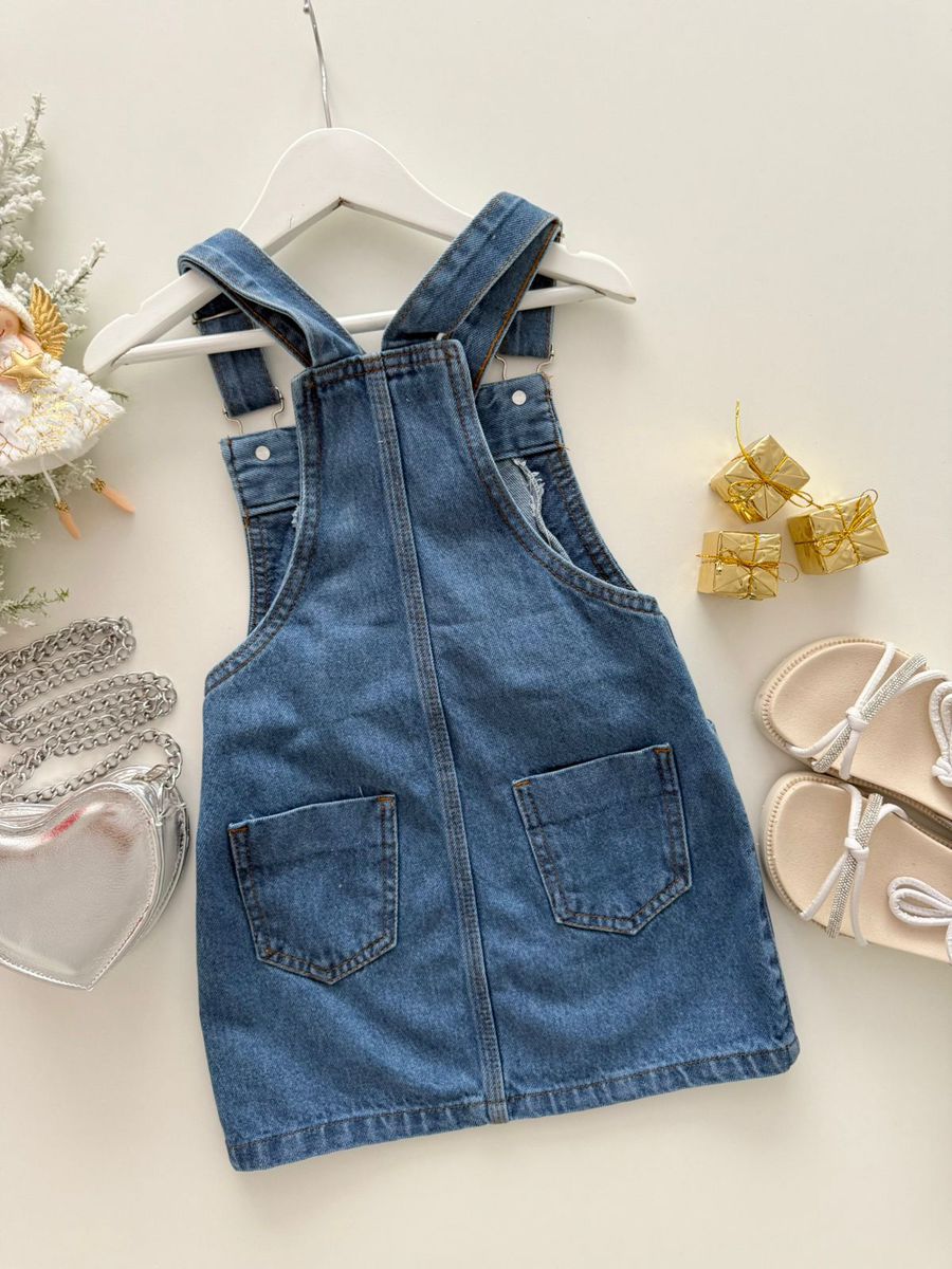 Salopete Flores Jeans