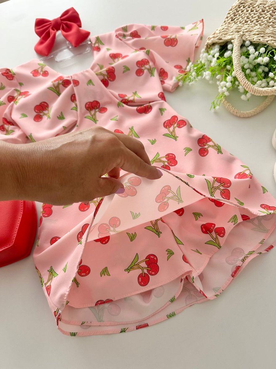 Macaquinho Lara Cereja