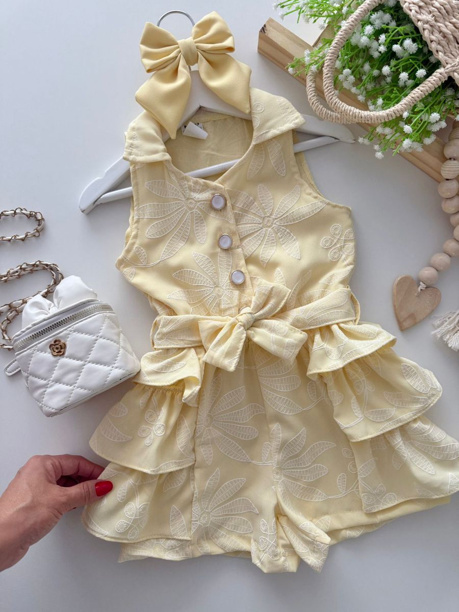 Macaquinho Sara Amarelo