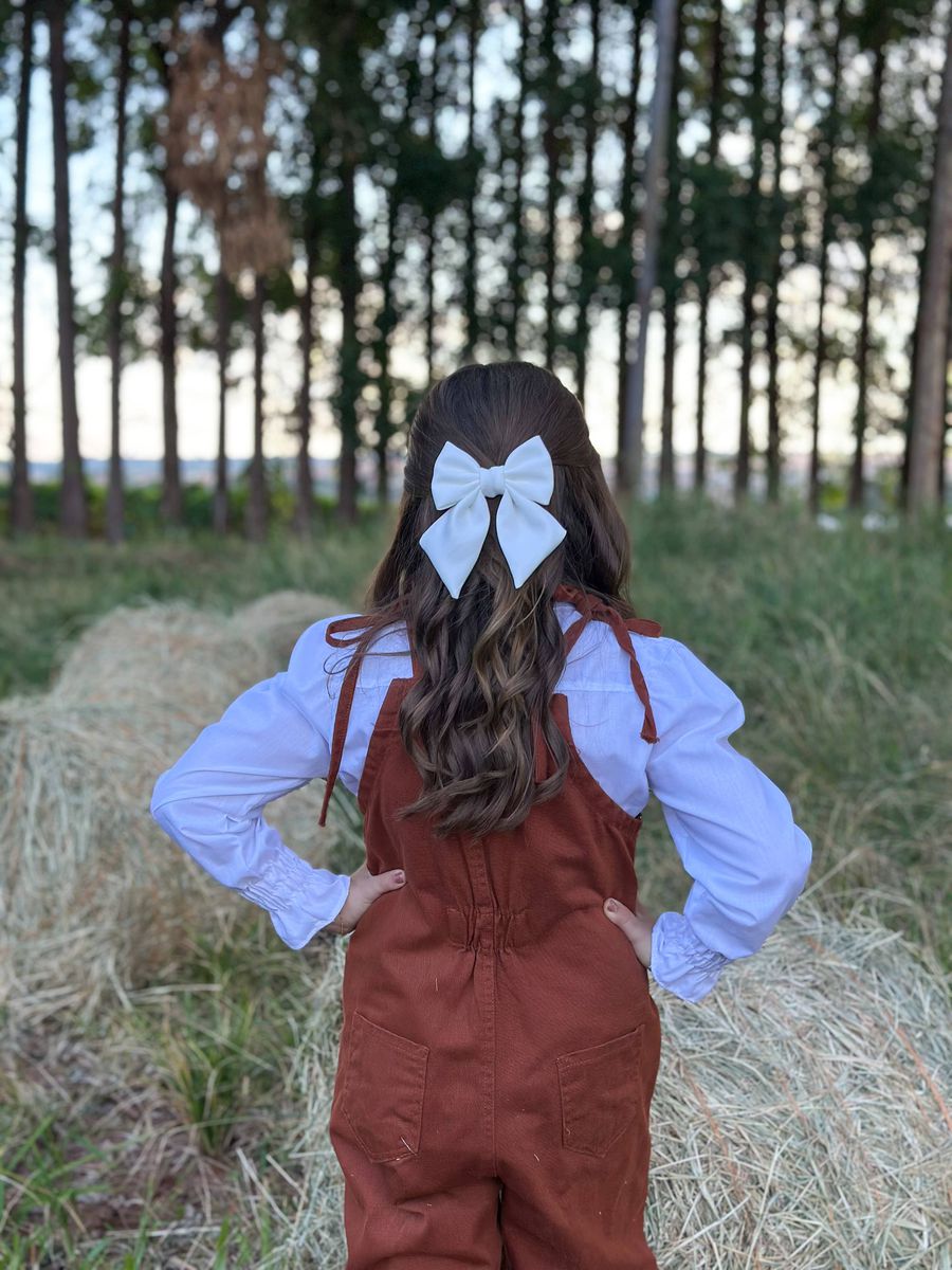 Macacão Flores Marrom