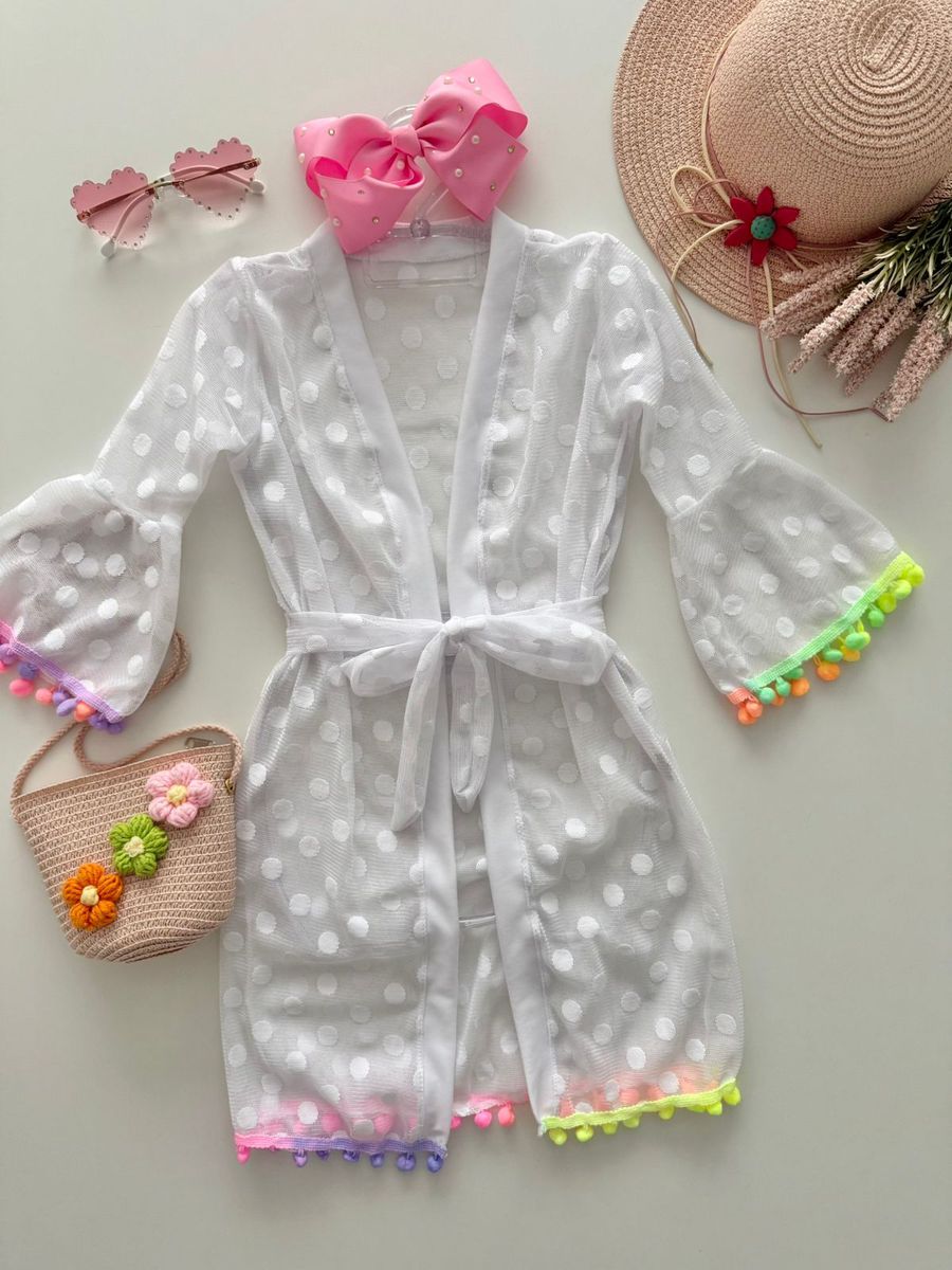 Saida de Praia Renda - Dondokinha Kids