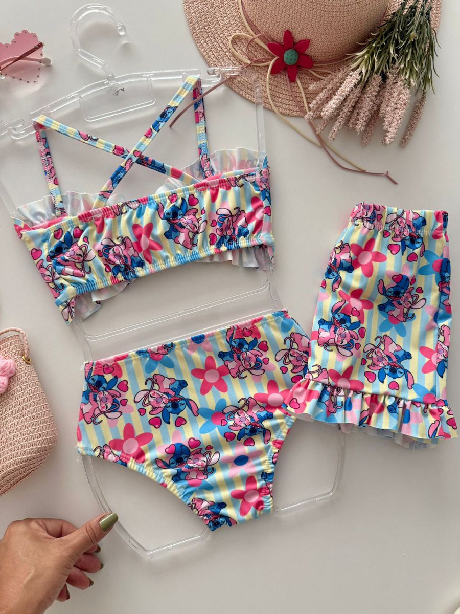 Biquíni Com Saída Stitch 