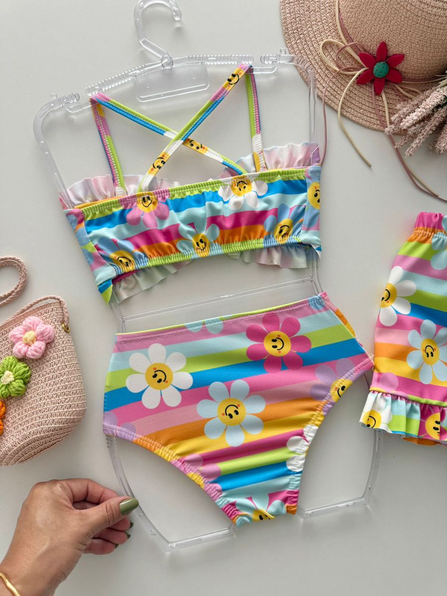 Biquíni Com Saída Flores