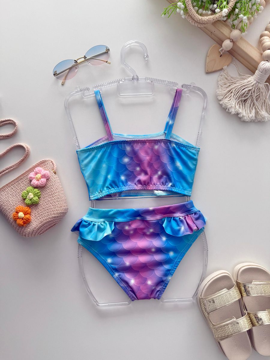 Biquíni Sereia Azul 