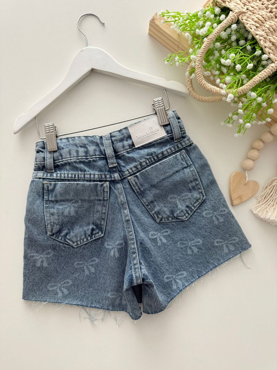 Short Jeans Laço 